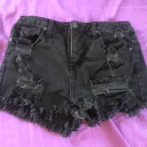 Black shorts